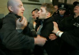 Потасовка во время открытия фотовыставки