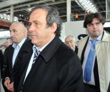 Mishel Platini, Aleksandr Yaroslavskiy and Markiyan Lubkivskiy