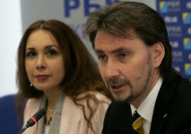 Eteri Lamoris and Sergey Kiriya