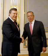 Viktor Yanukovich and Sergey Lavrov
