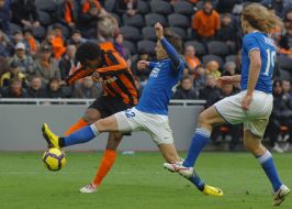 Willian, Vitaliy Denisov and Yevgeniy Konoplyanka