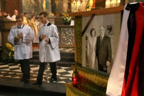 Photo of Lech Kaczynski and Maria Kaczynska