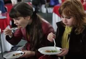 Посетители Книжной ярмарки