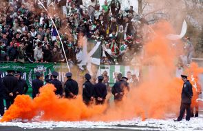 The fans FС ”Carpathians” (Lvov)