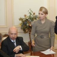 Yuliya Timoshenko and Aleksandr Turchinov