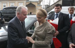 Yuliya Timoshenko, Yatsek Klyuchkovski and Ivan Kirilenko