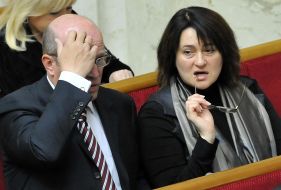 Roman Zvarich and Olge Gerasimyuk