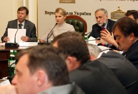 Yuliya Timoshenko, Sergey Sobolev, Vladimir Bondarenko and Yury Karmazin