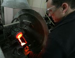 Worker of the Kiev jeweller factory