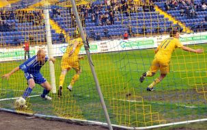 A ball is in collars