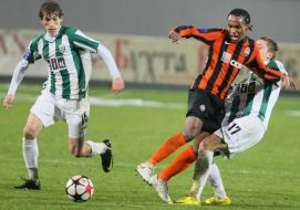 Luiz Adriano and Taras Petrivsky