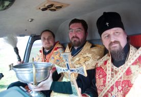 Епископ Серафим, архиепископ Иоанн и епископ Иосиф