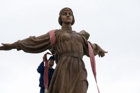 Reconstruction of the monument to the founders of the Kiev