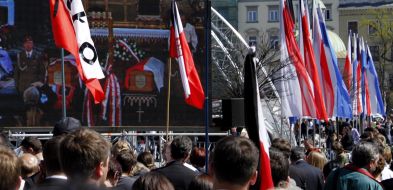 Ceremony of farewell with Kaczynski