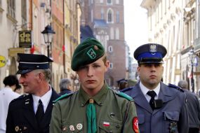 Scout and employees of police