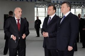 Mikhail Dobkin, Aleksandr Yaroslavskiy and Viktor Yanukovich