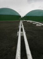 The biogas setting