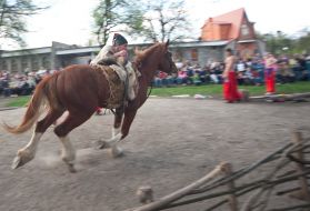 Актер конного театра «Запорожский спас»