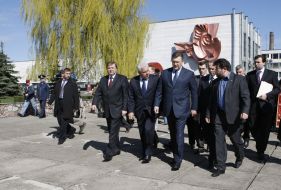 Viktor Yanukovich and Anatoliy Prisyazhnyuk