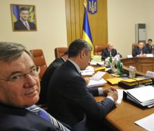 Микола Азаров, Борис Колесников та Юрій Бойко
