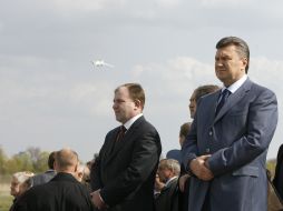 Viktor Yanukovich and Dmitry Kolesnikov