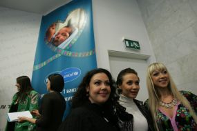 Yelena Grebenyuk, Yevgeniya Vlasova and Natalya Valevskaya