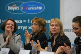 Yukie Mokuo, Yana Gorokhova and Yevgeniya Vlasova