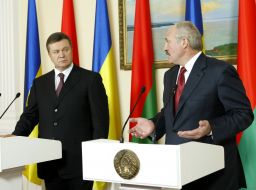 Viktor Yanukovich and Aleksandr Lukashenko