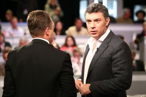 Boris Nemtsov and Vladimir Seminozhenko