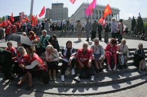 Participants of the mass meeting