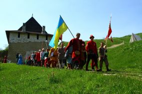 Participants of the festival “Battle of the Nations”