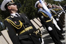 Sailors of the Ukrainian Naval Force