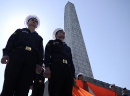 Sailors of Russian Black Sea Fleet