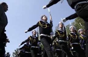 Sailors of Russian Black Sea Fleet