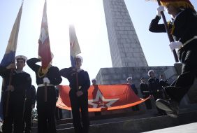 Sailors of Russian Black Sea Fleet
