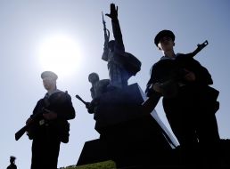 Mass meeting participants