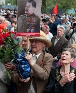 Monument to Iosif Stalin opening ceremony participant