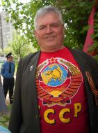 Monument to Iosif Stalin opening ceremony participant