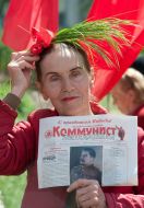 Monument to Iosif Stalin opening ceremony participant