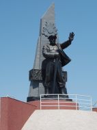 Monument to 250 Donetsk soldiers-miners