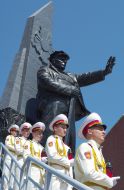 Opening ceremony of monument to 250 Donetsk soldiers-miners
