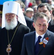 Metropolitan Agafangel, Boris Kolesnikov and Eduard Matviychuk