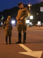Serviceman with a child