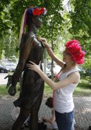 Activist of women’s movement ”FEMEN”