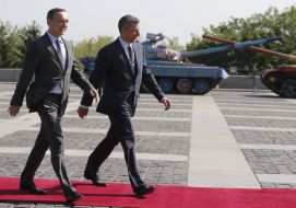 Yuriy Boyko and Nikolay Martynenko