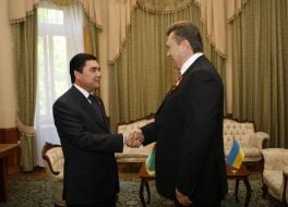 Gurbanguly Berdimuhammedow and Viktor Yanukovich