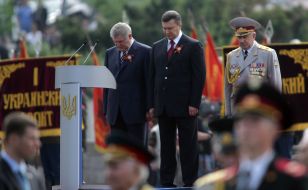 Viktor Yanukovich, Mikhail Yezhel and Ivan Svida