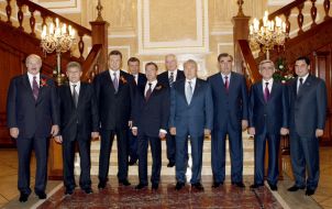 Participants of informal summit of chapters of the states - participants of the CIS