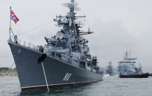 Ship of Russian Black Sea Fleet