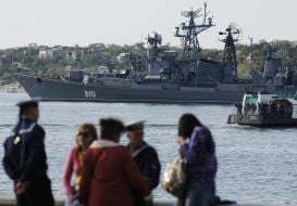Ship of Russian Black Sea Fleet